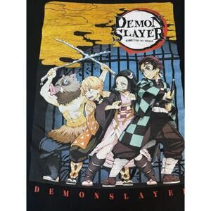 OFFICIAL LICENSED Demon Slayer Kimetsu No Yaiba Men's T-Shirt Size X-Large